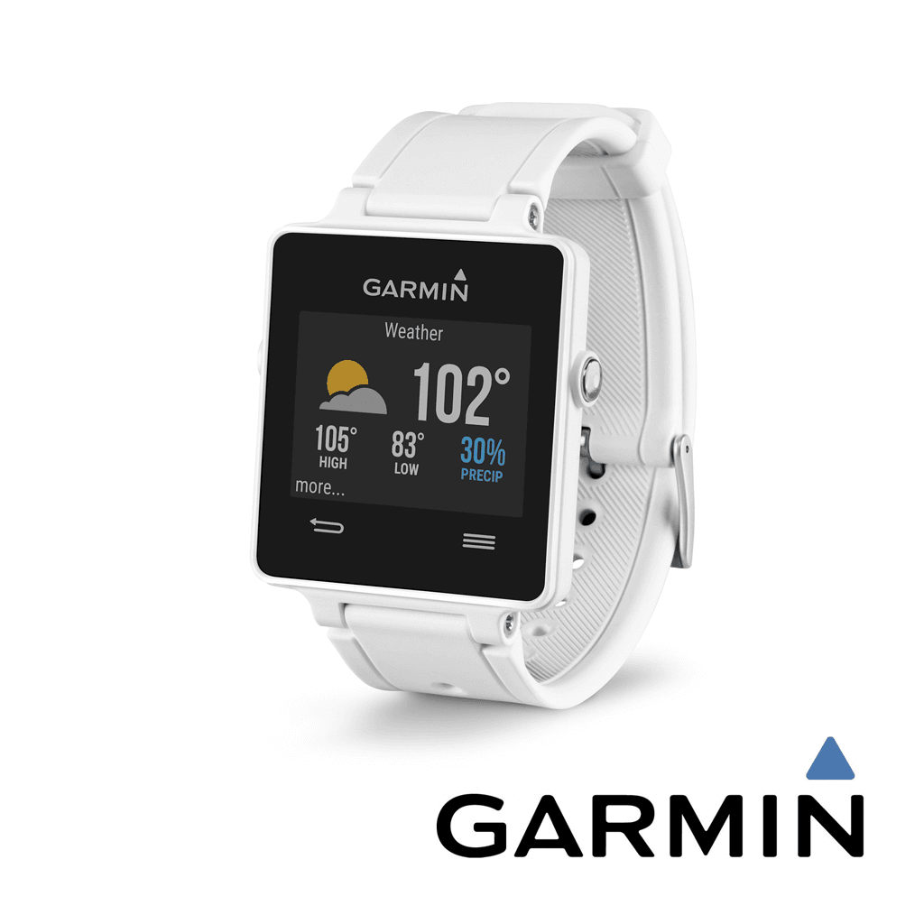 Garmin Vivoactive GPS Smartwatch - White