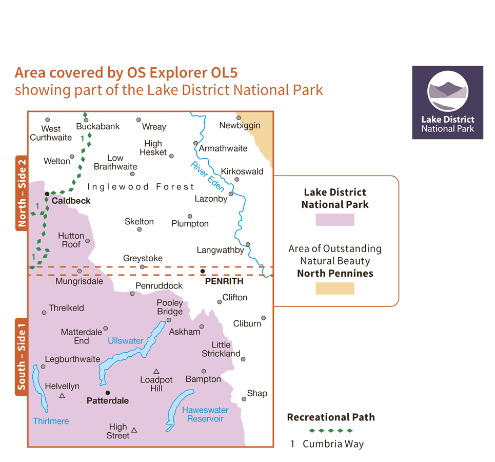 Ordnance Survey Explorer Active - OL 5 - English Lakes NE