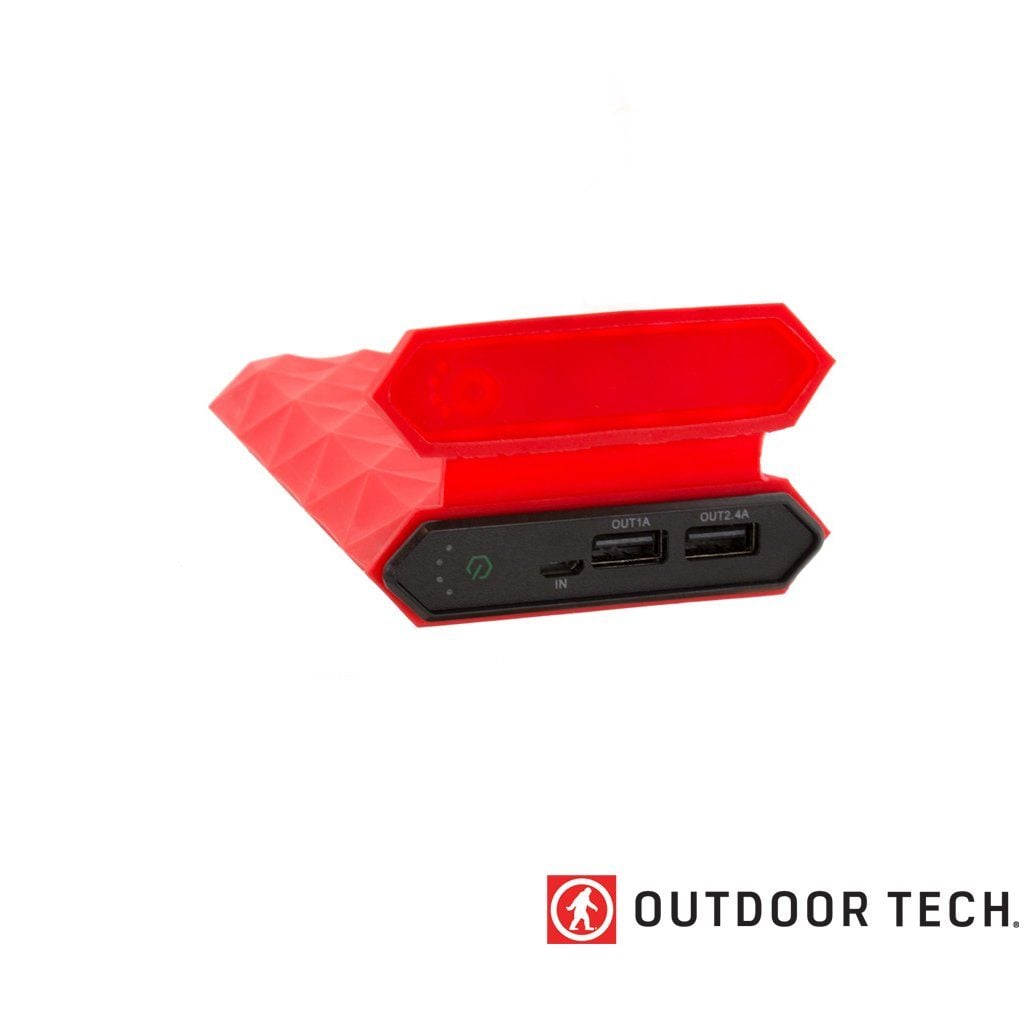 Outdoor Technology Kodiak Plus - Powerbank Rugged Outdoor Charger - 10 K - Red