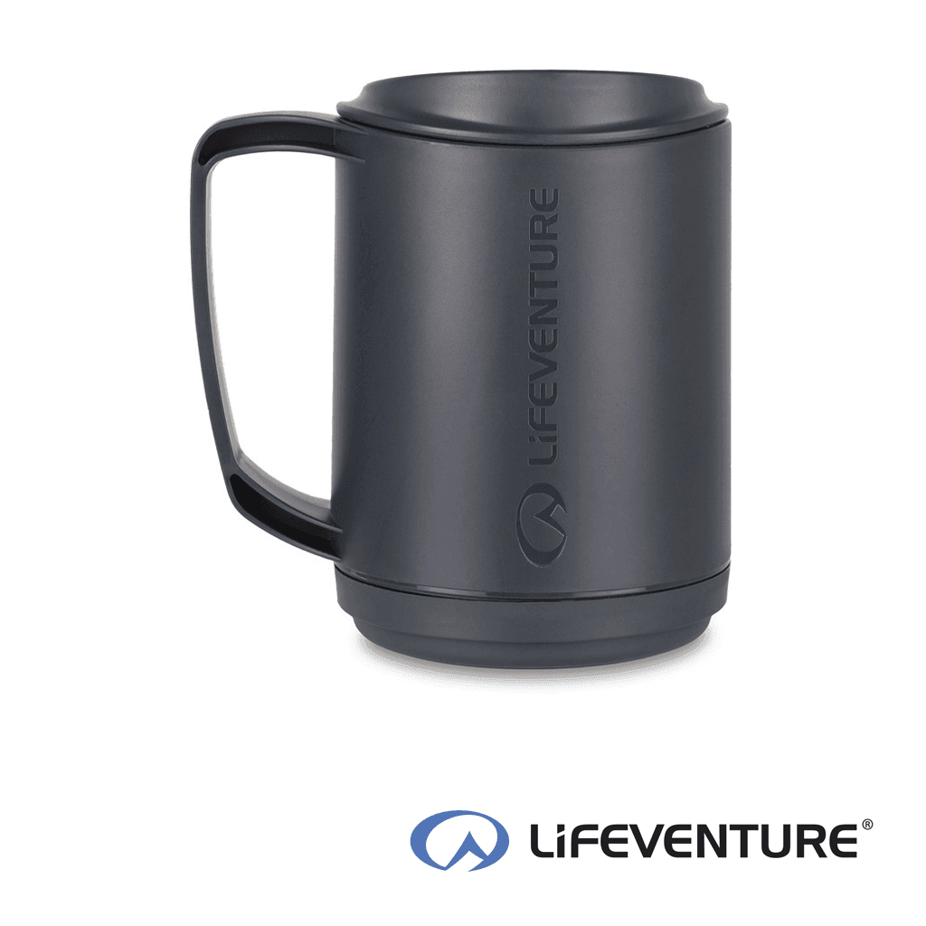 Lifeventure Ellipse Insulated Mug - Graphite