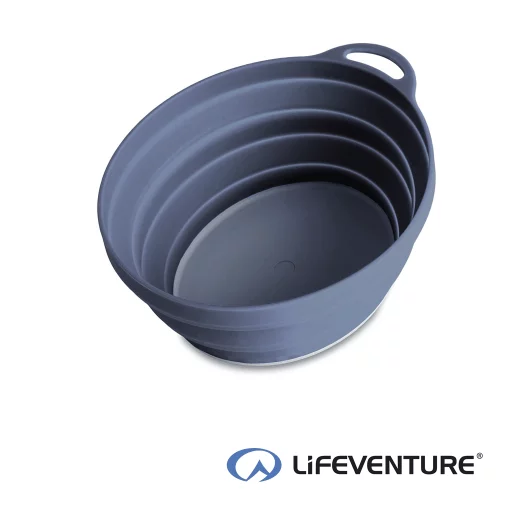 Lifeventure Ellipse Collapsible Bowl – Graphite