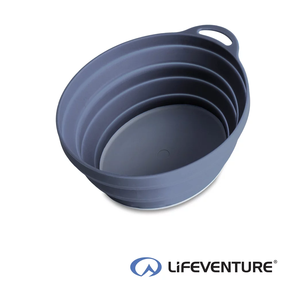 Lifeventure Ellipse Collapsible Bowl - Graphite