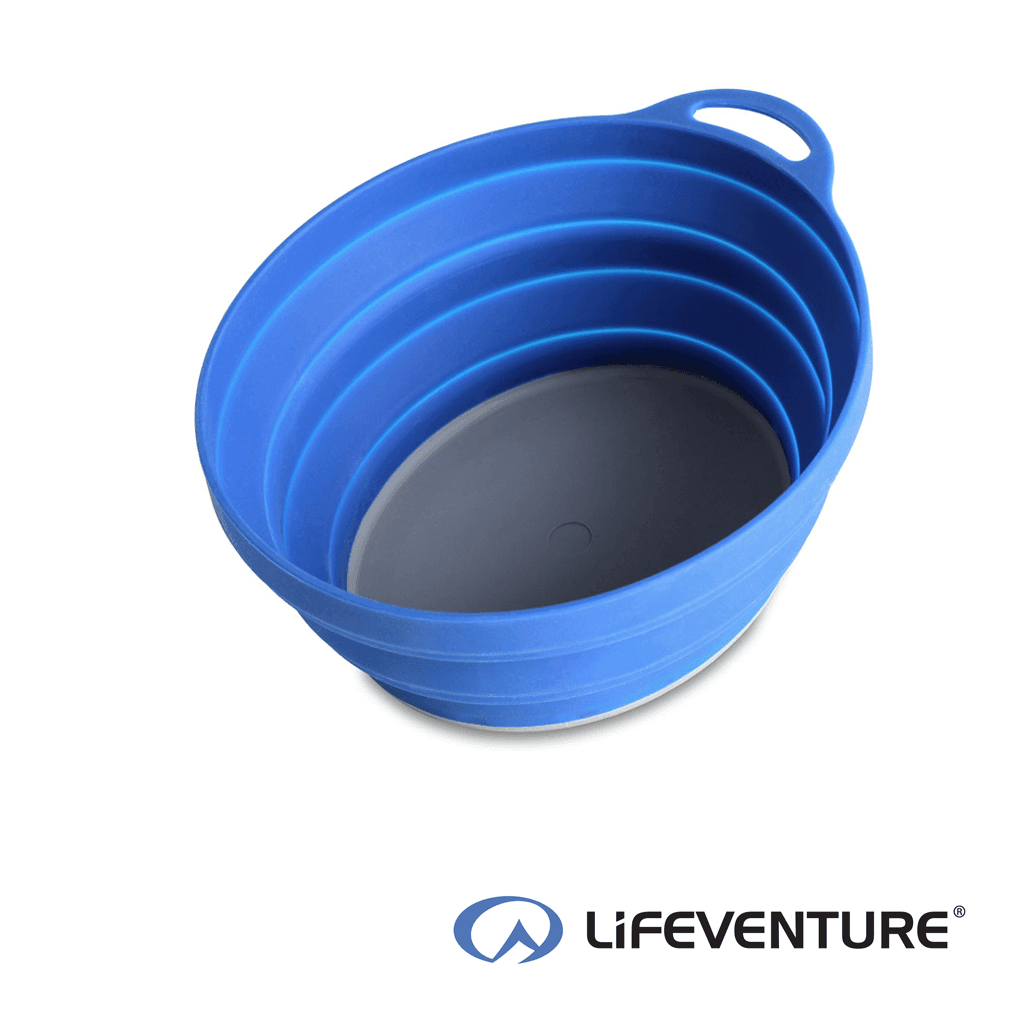 Lifeventure Ellipse Collapsible Bowl - Blue