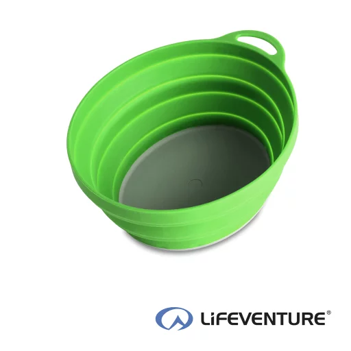 Lifeventure Ellipse Collapsible Bowl – Green