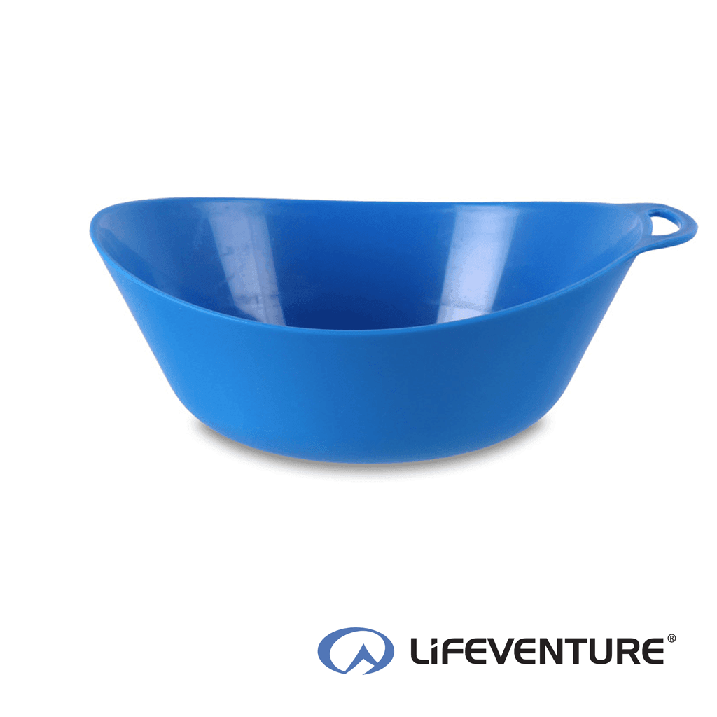 Lifeventure Ellipse Plastic Camping Bowl - Blue