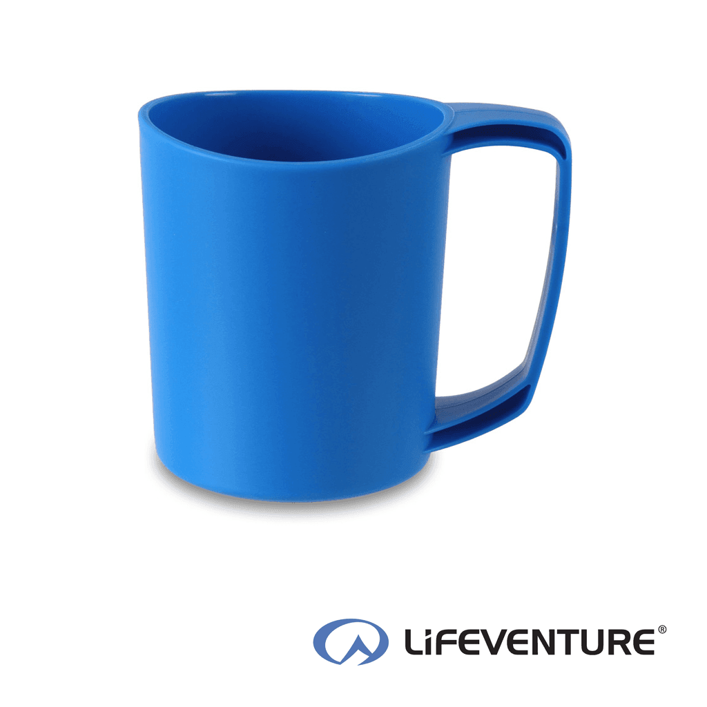 Lifeventure Ellipse Plastic Camping Mug - Blue