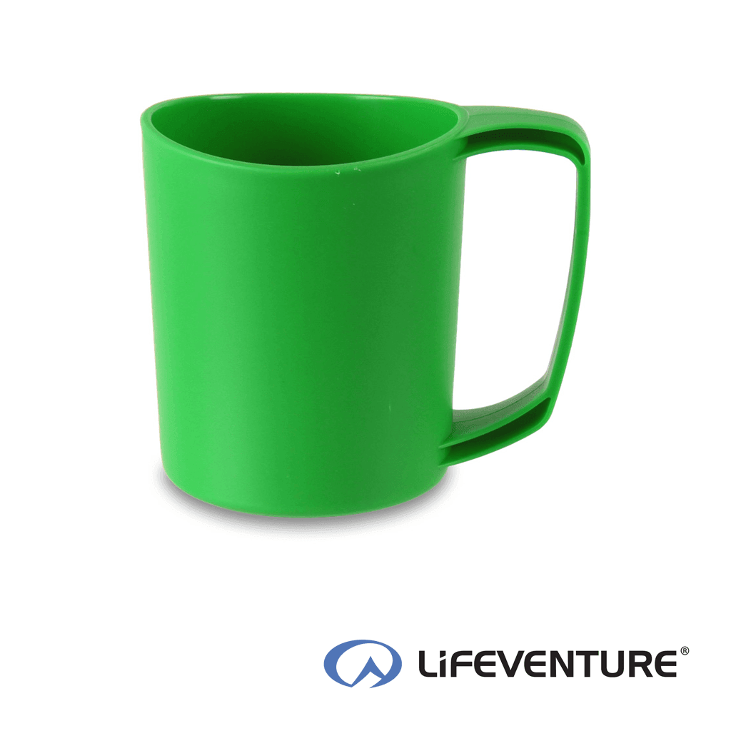 Lifeventure Ellipse Plastic Camping Mug - Green