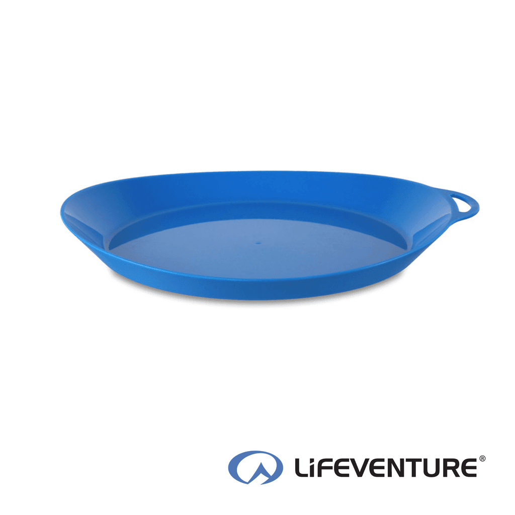 Lifeventure Ellipse Plastic Camping Plate - Blue