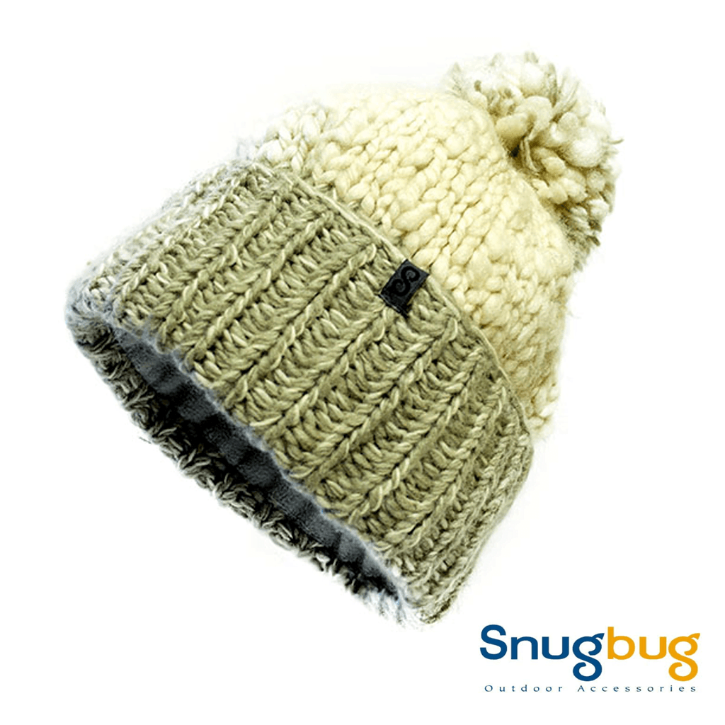 SnugBug Thick Pom Pom - White/Beige