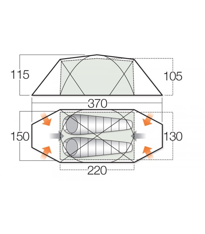 Vango nemesis shop 200