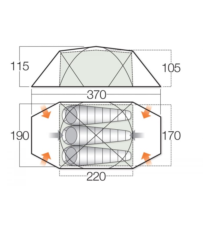 Vango shop nemesis 300