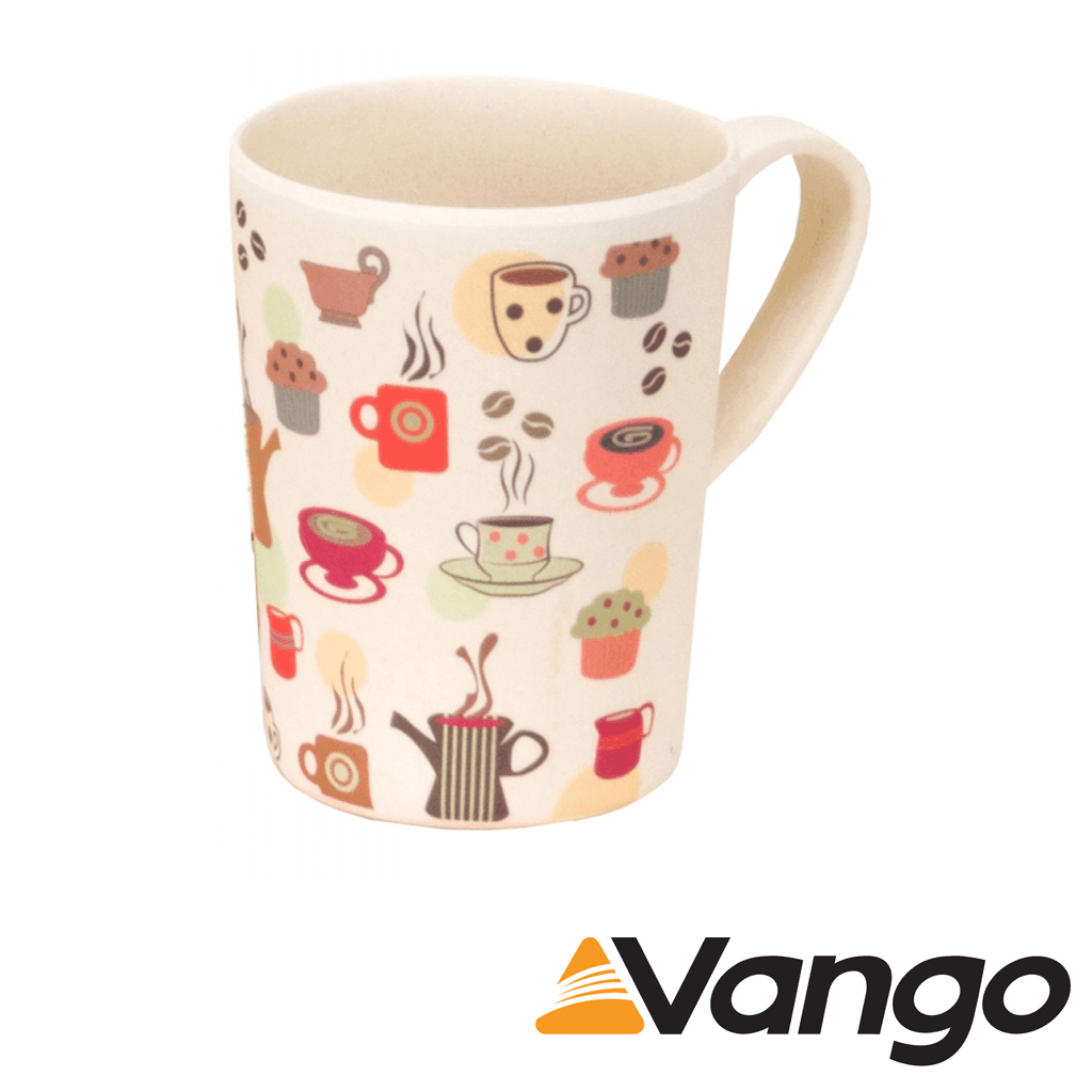 Vango Bamboo Mug - 350 ml - Coffee Cup Print