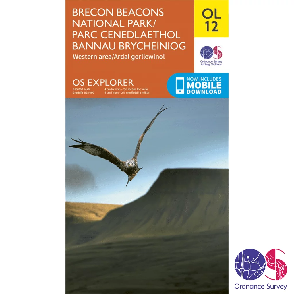 Ordnance Survey Explorer - OL 12 - Brecons West