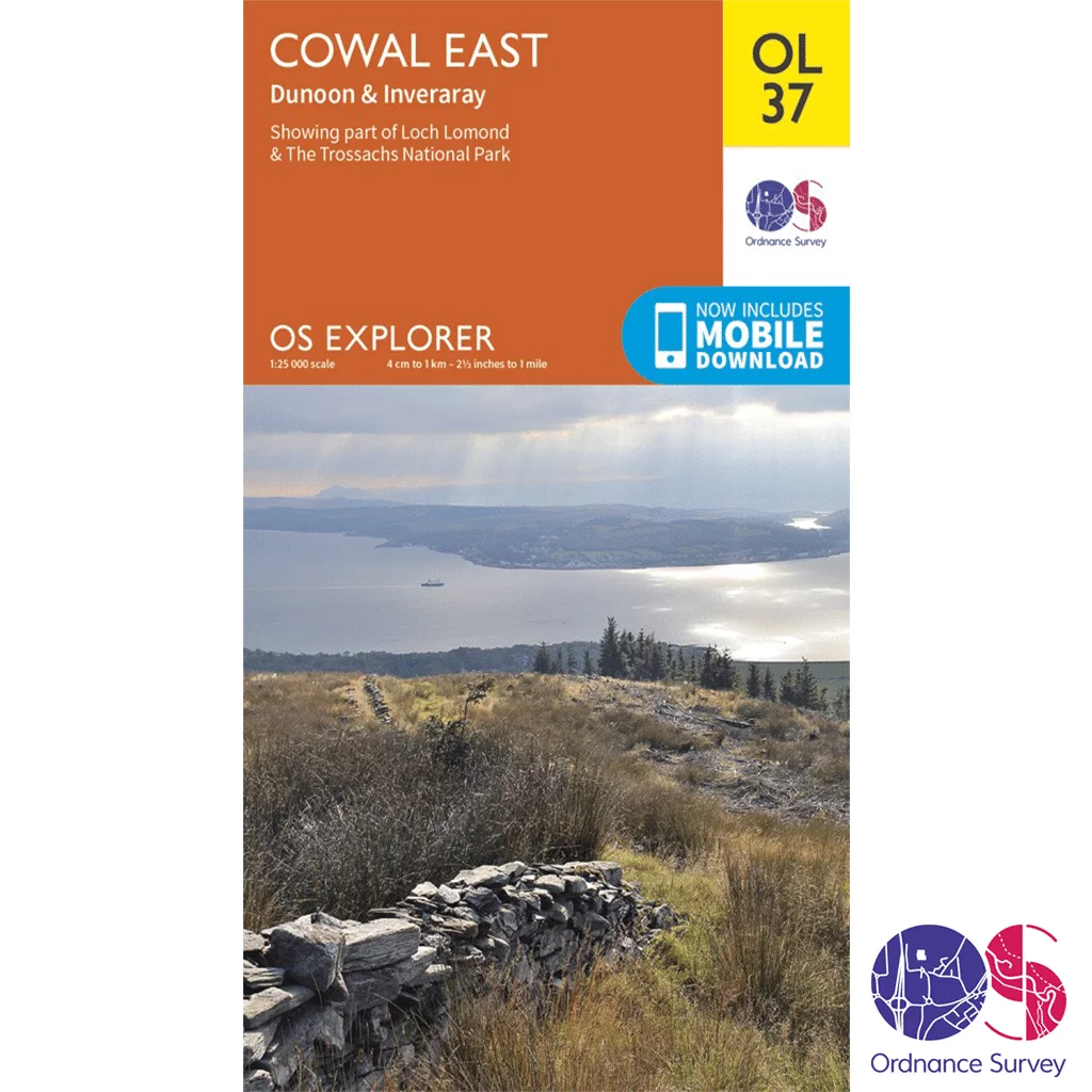 Ordnance Survey Explorer - OL 37 - Cowal East