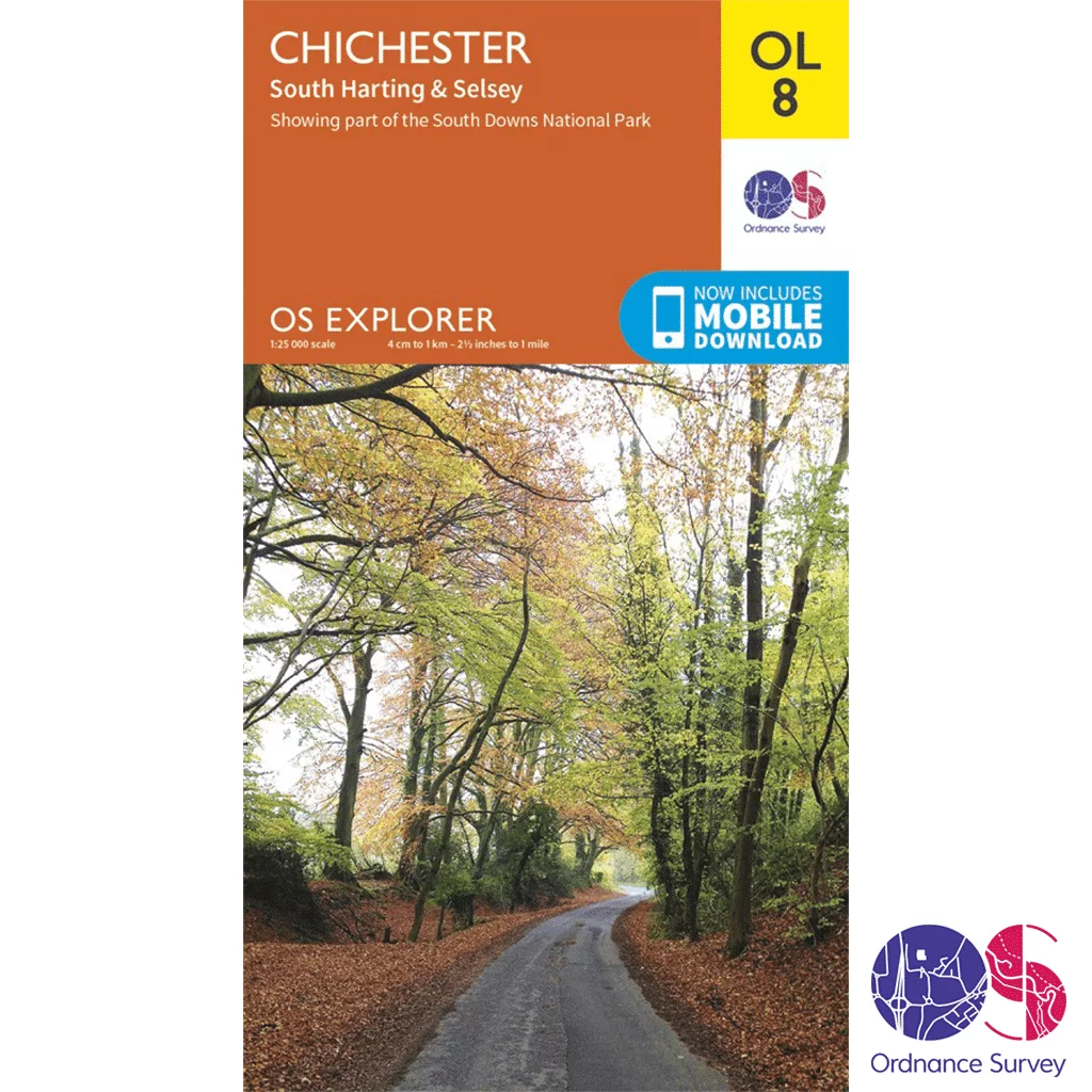 Ordnance Survey Explorer - OL 8 - Chichester