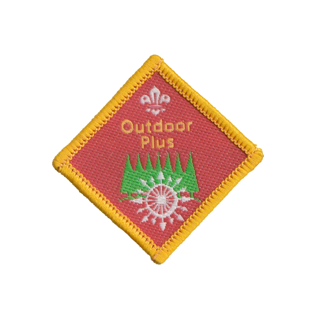 Cubs Outdoor Plus Challenge Award Badge (Pre 2015 Collection)