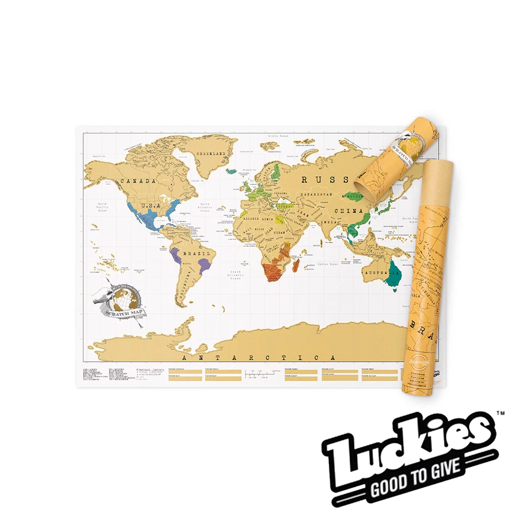 Luckies Scratch Map