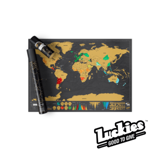 Luckies Scratch Map Deluxe Edition