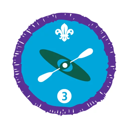 Paddle Sports Stage 3 Staged Activity Badge