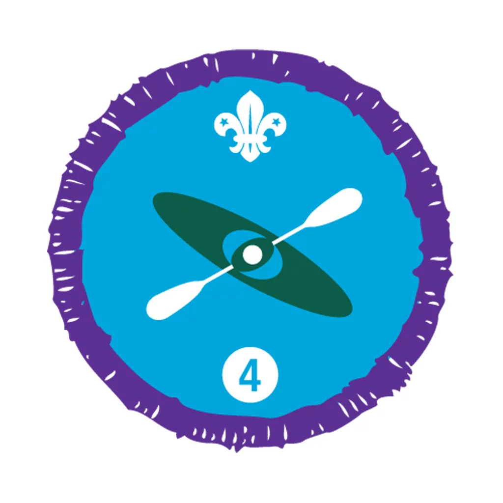 Paddle Sports Stage 4 Staged Activity Badge