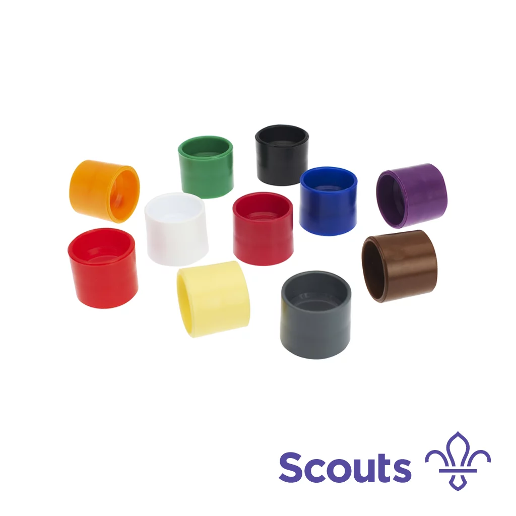 Plastic Woggle - Brown