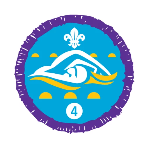 Swimmer Stage 4 Staged Activity Badge