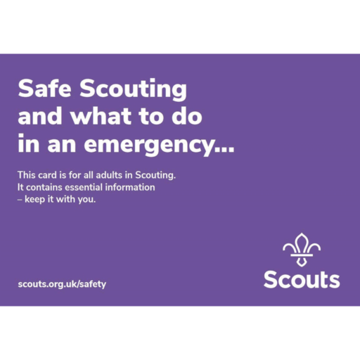 Safe Scouting and Emergency Procedures – Purple Card