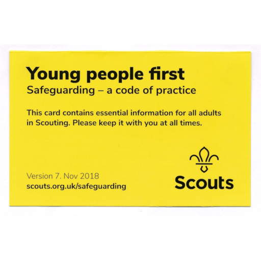 Young People First – Yellow Card
