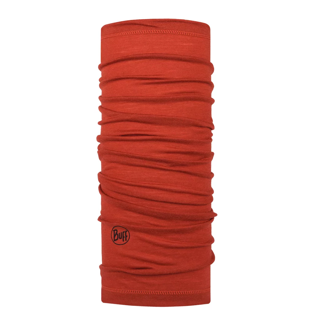 Buff Lightweight Merino Wool Solid Rusty