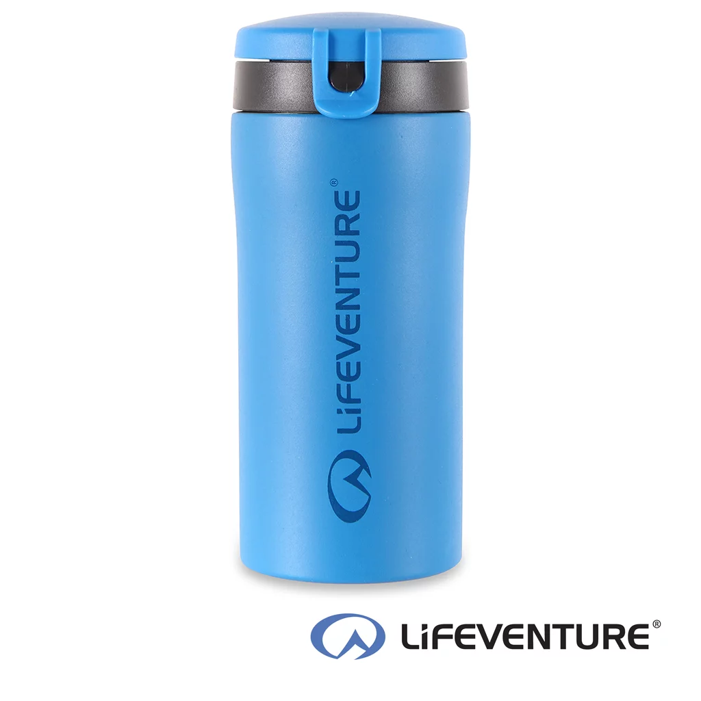 Lifeventure Flip-Top Thermal Mug - Blue