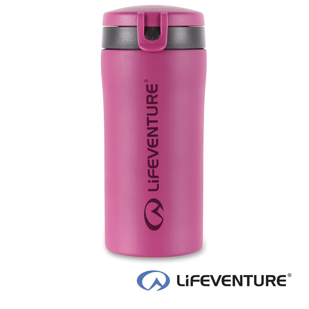 Lifeventure Flip-Top Thermal Mug - Pink