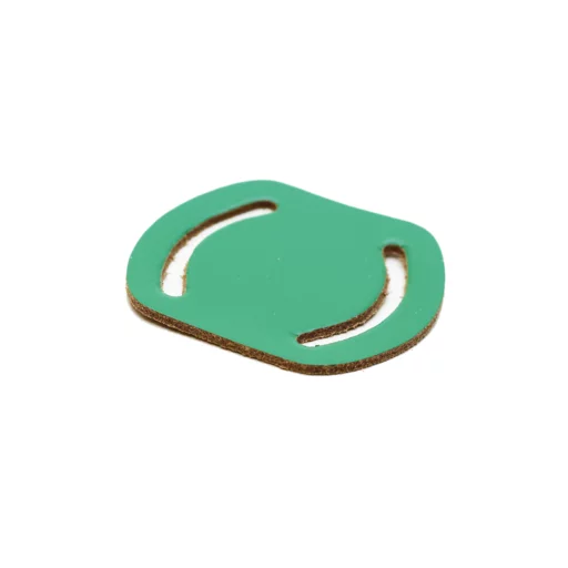 Neckslide Woggle – Thin Leather – Dark Green