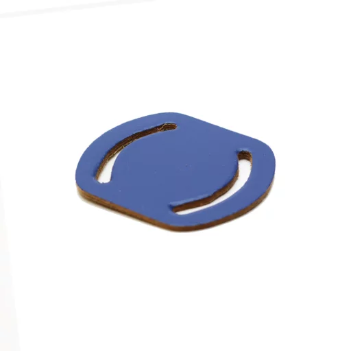 Neckslide Woggle – Thin Leather – Royal Blue