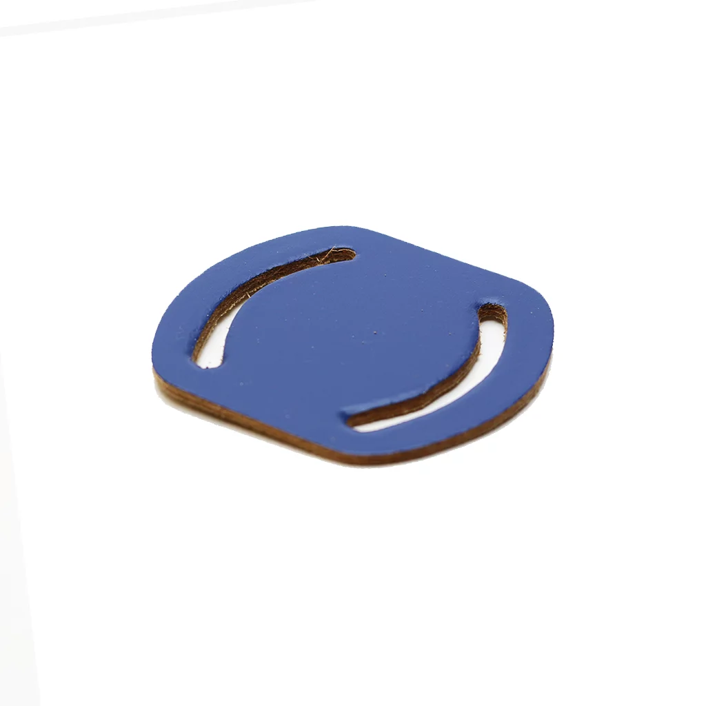 Neckslide Woggle - Thin Leather - Royal Blue