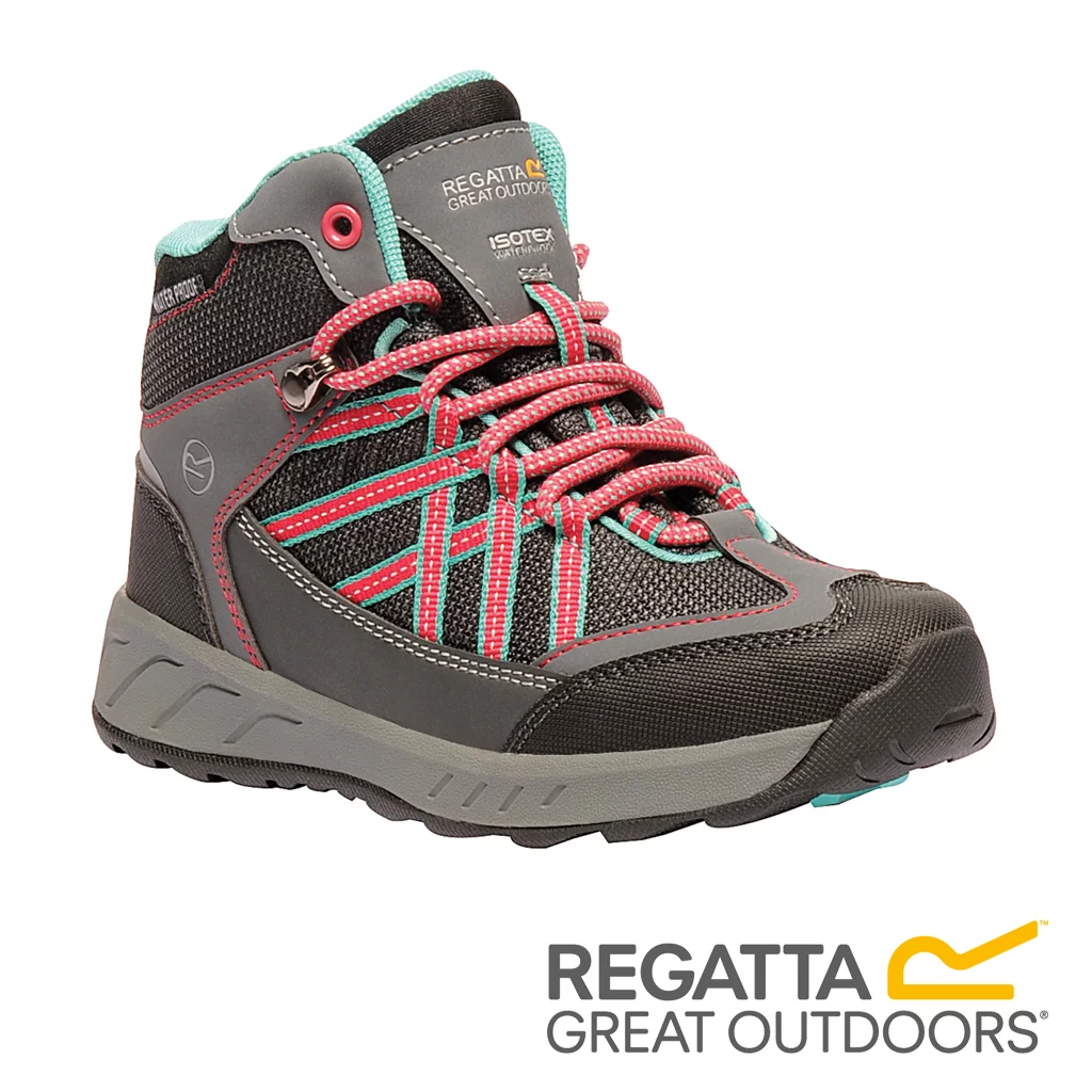 Regatta Kid's Samaris Mid Walking Boots - Granite / Duchess