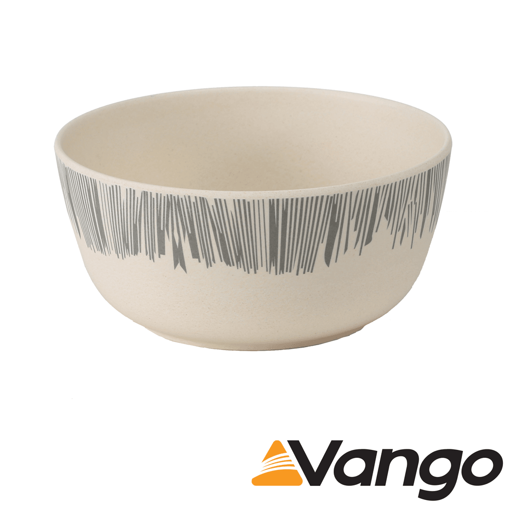 Vango Bamboo Bowl - 14 cm - Grey Stripe