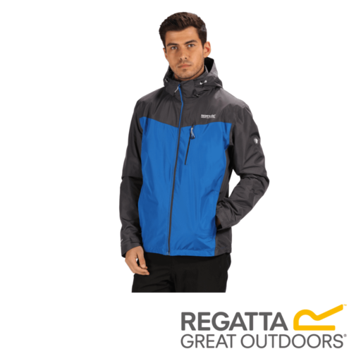 Regatta Men's Holtridge Waterproof Shell Jacket Seal Grey / Oxford
