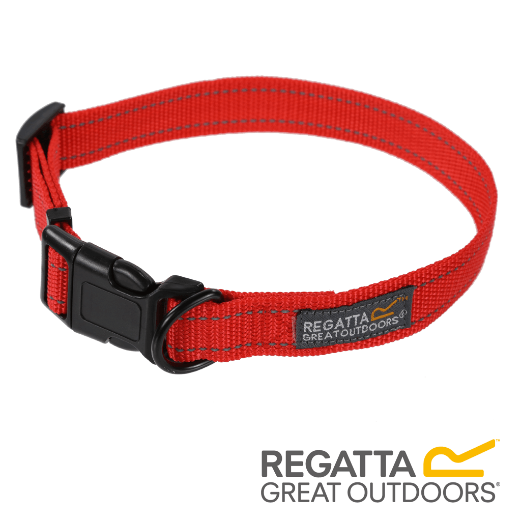Regatta Comfort Dog Collar - Red