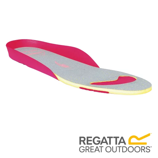 Regatta Women’s Comfort Footbed – Grey / Bright Blush