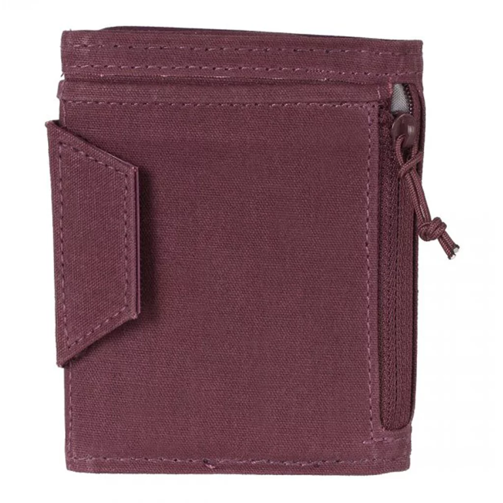 Lifeventure RFID Protected Wallet - Aubergine Waxed Canvas