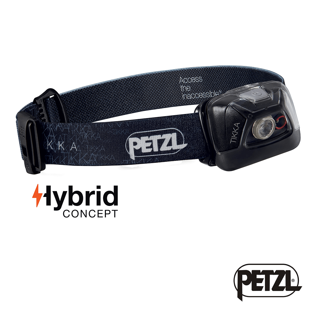 Petzl Tikka 200 Lumens Hybrid - Black