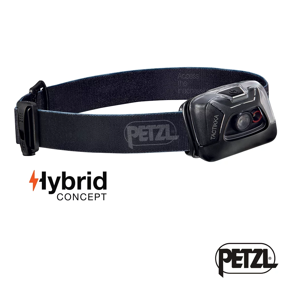 Petzl Tactikka 200 Lumens Hybrid - Black