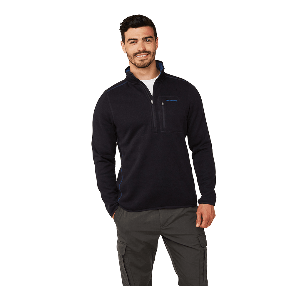 Craghoppers Men's Etna Half Zip - Dark Navy Marl - Discontinued ...