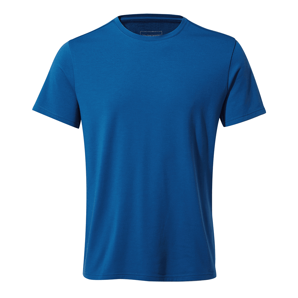 Craghoppers Men's First Layer Short Sleeved T-Shirt - Deep Blue ...