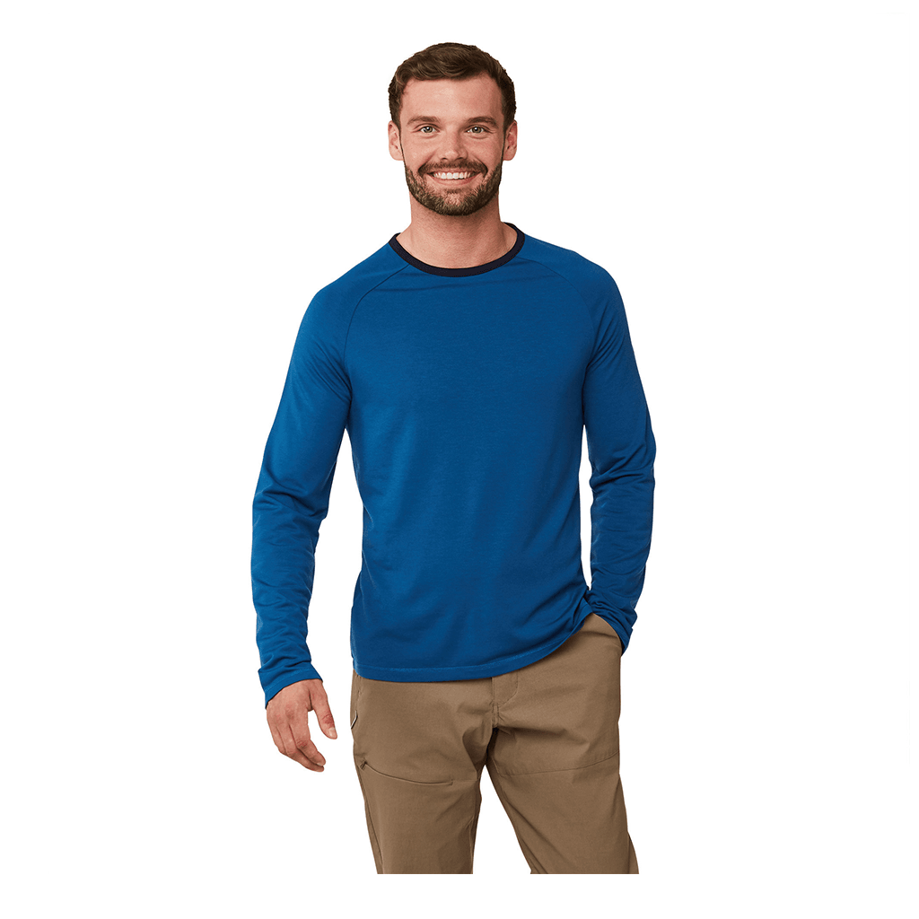 Craghoppers Men's First Layer Long Sleeved T-Shirt - Deep Blue ...