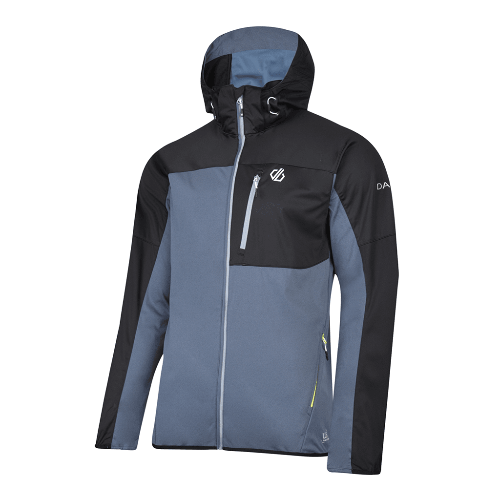 Dare 2b Men's Paramount Softshell Jacket - Meteor Grey Marl / Black ...