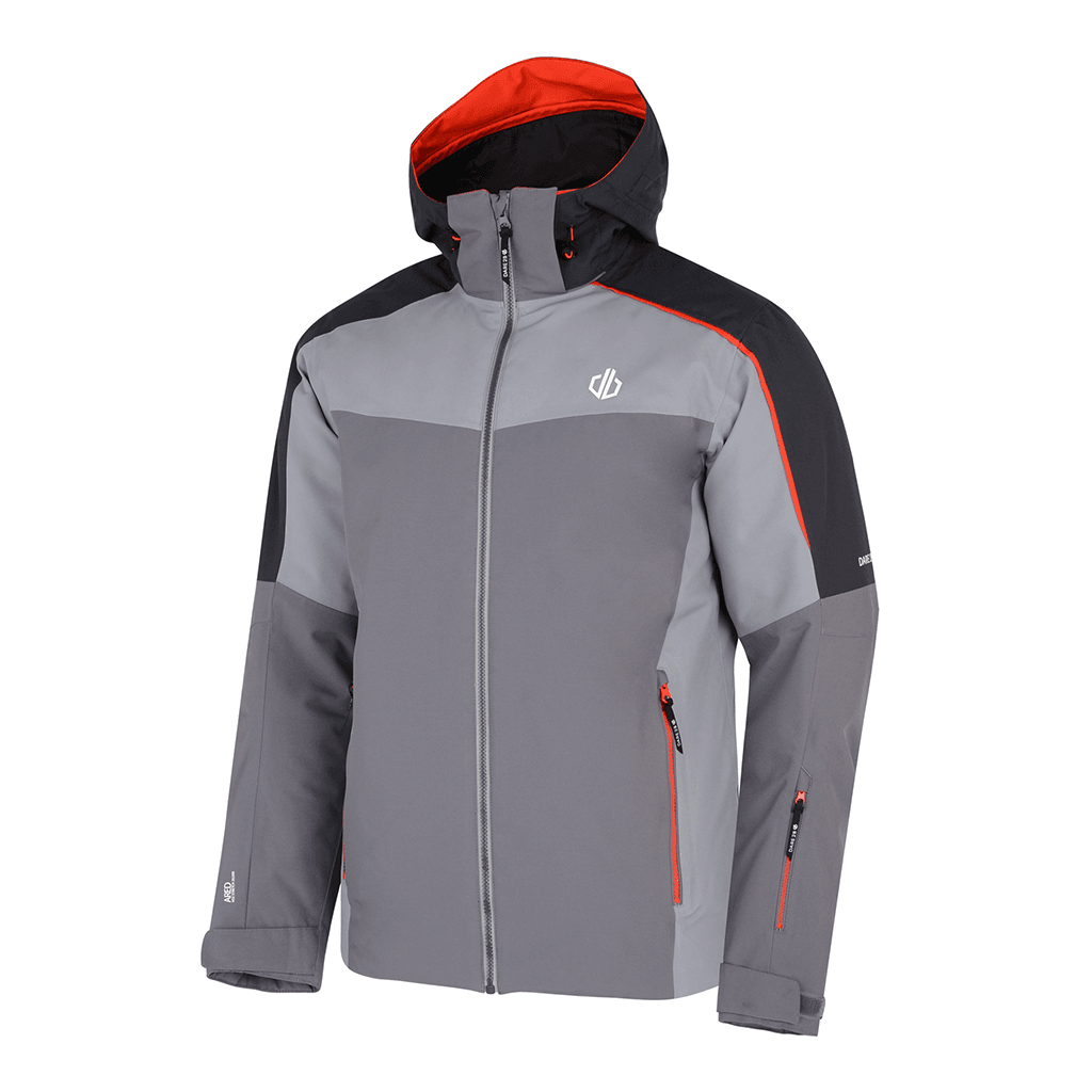Dare 2b Men's Intermit Ski Jacket - Aluminium Grey / Cloudy Grey ...