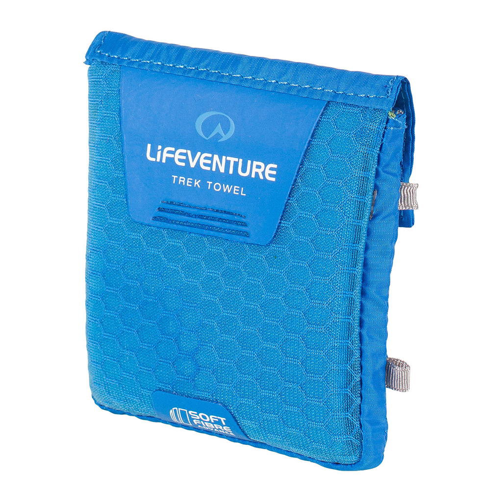 Lifeventure SoftFibre Travel Towel - Pocket - Blue