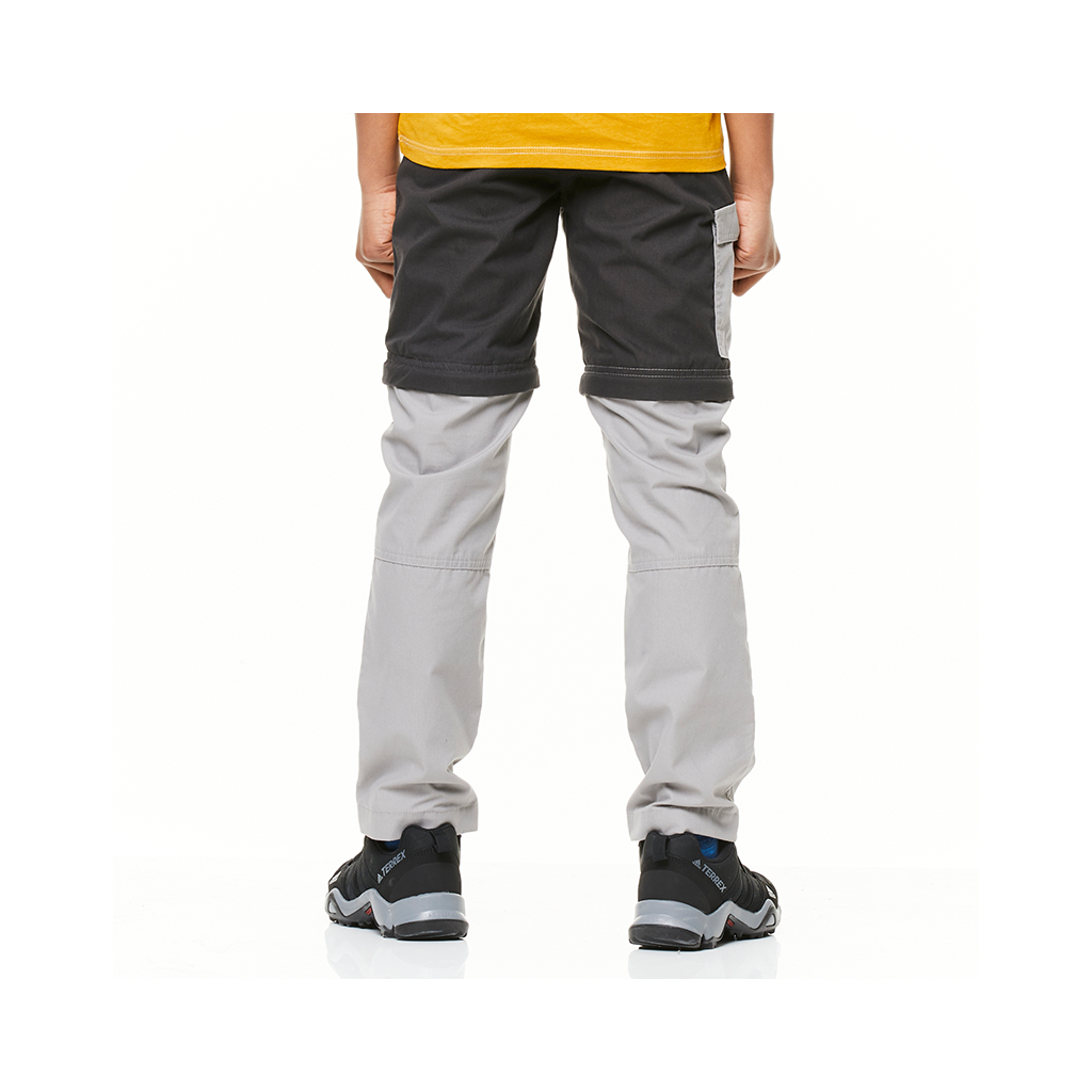 Craghoppers Kid's Kiwi Cargo Convertible Trousers - Cement