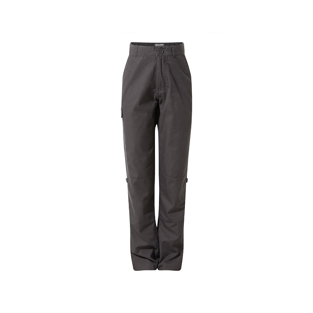 Craghoppers Kid's Kiwi II Trousers Black Pepper Project X Adventures